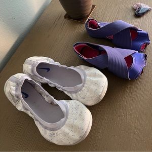 BNWOT Nike Studio wrap Pilates barre yoga shoes slippers. Size 8
